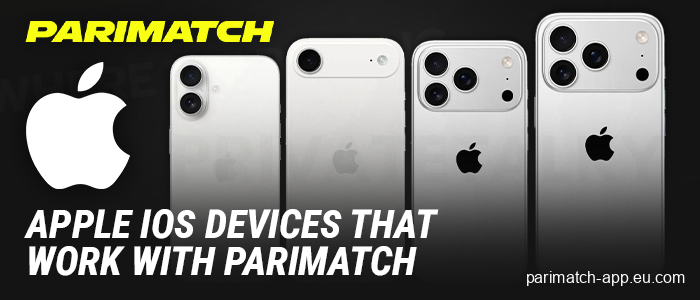 Which iPhones are compatible with the Parimatch app